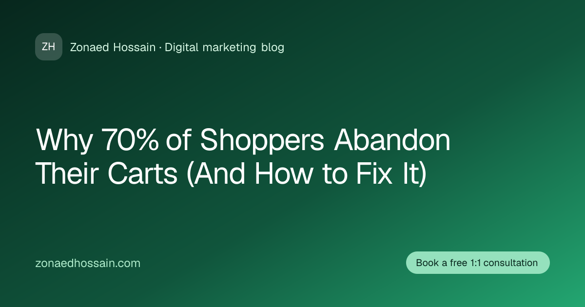 E-commerce checkout funnel showing cart abandonment recovery sequence