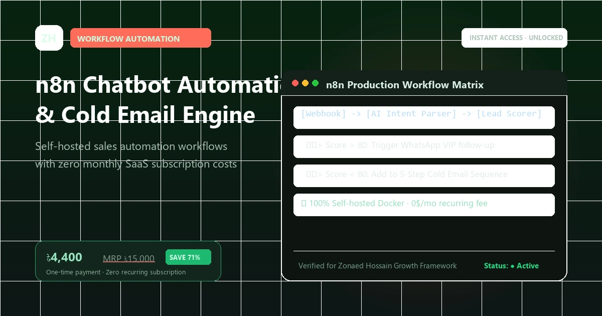 n8n Chatbot Automation & Cold Email Marketing System preview 1